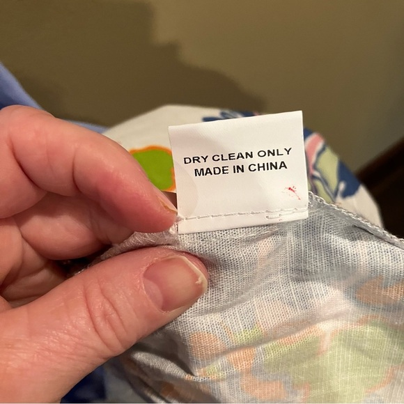 NWT CK Bradley Light Blue Sleeveless Dress, Me, Ruffle Print Hem GirlCore - Picture 7 of 9